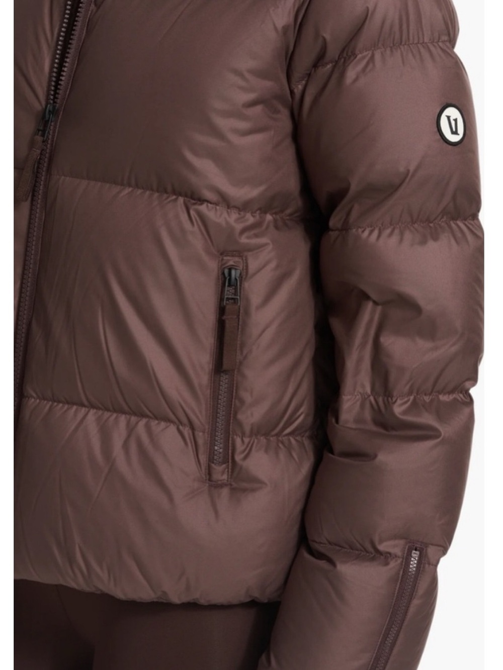 Vuori Hillside Down Puffer Jacket Brown - Picture 9 of 9